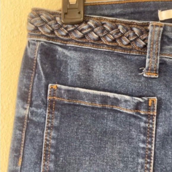 Celebrity Pink Blue Boot Cut Denim Jeans - Picture 3 of 5